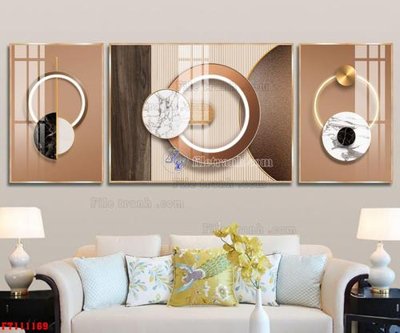 File tranh File tranh hiện đại pha lê gương FT111169 (bản gốc) in canvas