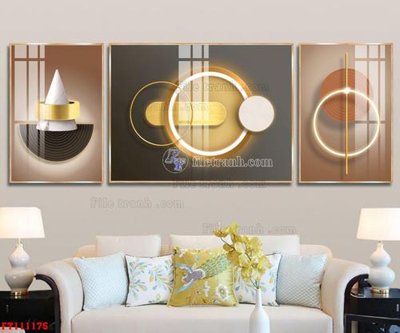 File in lụa File tranh hiện đại pha lê gương FT111175 (tân cổ điển) File tranh hiện đại pha lê gương FT111175