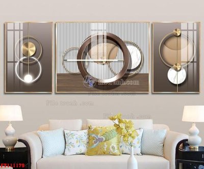 File in lụa File tranh hiện đại pha lê gương FT111179 (tân cổ điển) File tranh hiện đại pha lê gương FT111179