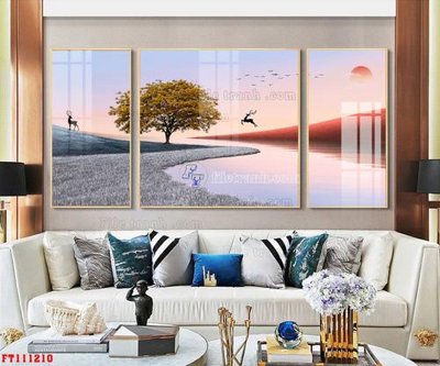 Ảnh gốc File tranh hiện đại pha lê gương FT111210 (nét căng) in mica