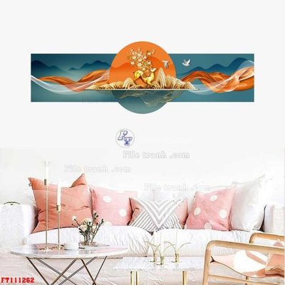 File tranh File tranh hiện đại pha lê gương FT111262 (gốc) chủ đề trẻ em