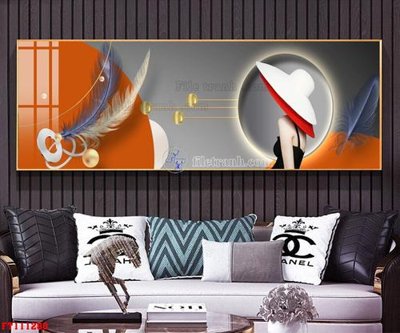 File tranh File tranh hiện đại pha lê gương FT111280 (ảnh gốc) in trần xuyên sáng