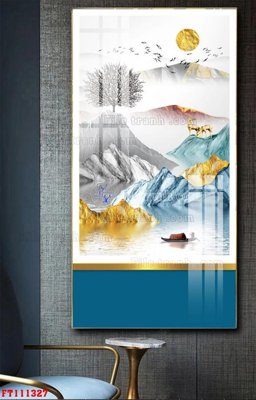 Tải file File tranh hiện đại pha lê gương FT111327 (gốc) làm file in ấn