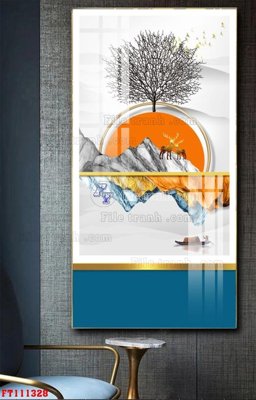 Tải file File tranh hiện đại pha lê gương FT111328 (gốc) in ấn ngay lập tức