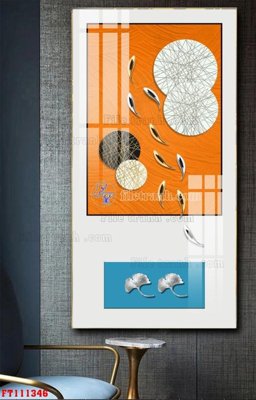 File in ấn File tranh hiện đại pha lê gương FT111346 (bản gốc) cao cấp