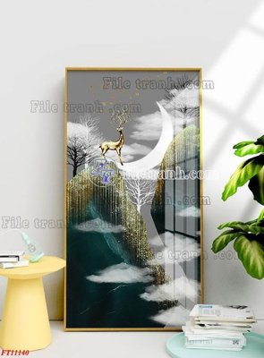 File gốc File tranh bộ hiện đại FT11140 (phiên bản chuẩn) để in ấn