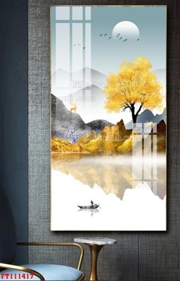 Tải file PSD File tranh hiện đại pha lê gương FT111417 (nguyên layer) để in