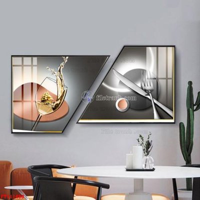 File gốc File tranh hiện đại pha lê gương FT111498 (in tráng gương) hiện đại