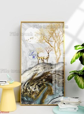 File gốc File tranh bộ hiện đại FT11157 (AI/EPS) cho in ấn