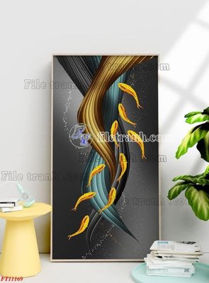 File tranh File tranh bộ hiện đại FT11169 (bản gốc) trang trí văn phòng