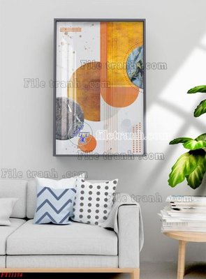 File PSD File tranh bộ hiện đại FT11174 (gốc) nhiều lớp (multi-layer)