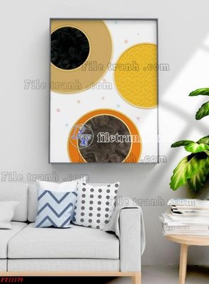 File gốc File tranh bộ hiện đại FT11179 (trang trí) phòng ngủ