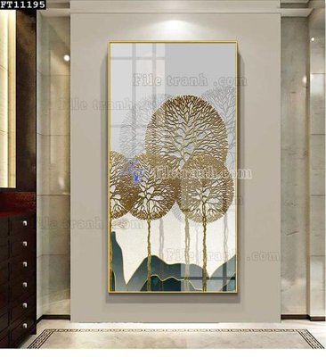 File in trần File tranh đơn lối vào FT11195 (bản gốc) trời sao