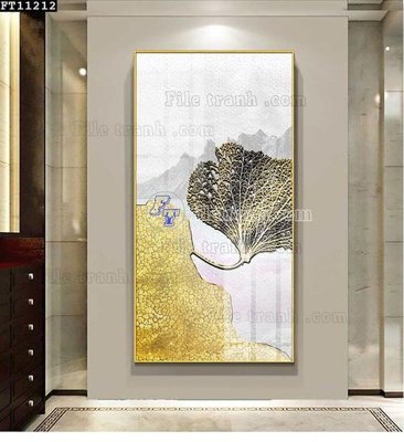 File tranh File tranh đơn lối vào FT11212 (bản gốc) in canvas