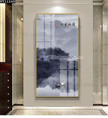 File PSD File tranh đơn lối vào FT11249 (nguyên bản) cho thiết kế