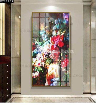 File gốc File tranh đơn lối vào FT11257 (trang trí) cho phòng khách