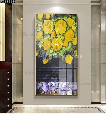 Chi tiết file tranh tráng gương File tranh đơn lối vào FT11269 (ảnh gốc)