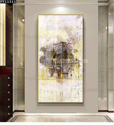 Tải file gốc in lụa File tranh đơn lối vào FT11311 siêu nét