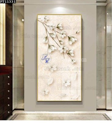 File gốc File tranh đơn lối vào FT11331 (ảnh chi tiết) để in trần