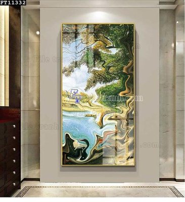 File PSD File tranh đơn lối vào FT11332 (bản gốc) dễ dàng edit