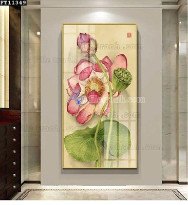 Ảnh gốc File tranh đơn lối vào FT11349 (độ nét cao) in mica
