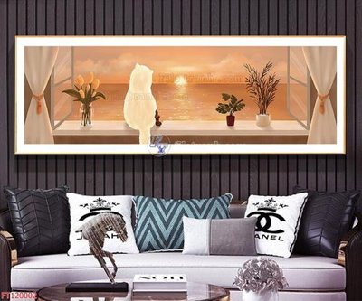 Download file gốc File tranh hiện đại pha lê gương FT120002 (in lụa) nghệ thuật