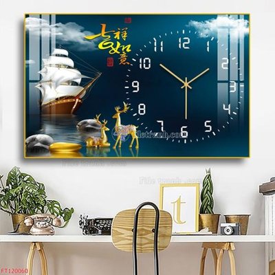 File ảnh File tranh hiện đại pha lê gương FT120060 (gốc) in PP, decal