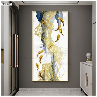 File in trần File tranh hiện đại pha lê gương FT120199 (bản gốc) mây trời