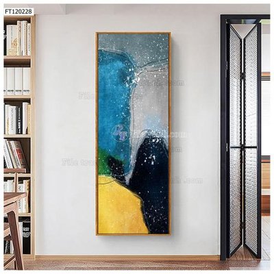 File gốc File tranh hiện đại pha lê gương FT120228 (in lụa) tranh mã đáo