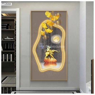 Download file gốc File tranh hiện đại pha lê gương FT120265 (in lụa) nghệ thuật