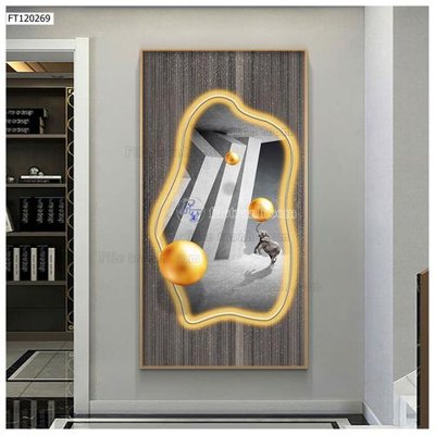 File gốc File tranh hiện đại pha lê gương FT120269 (PNG) nền trong suốt