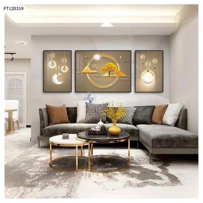 File in trần File tranh hiện đại pha lê gương FT120319 (bản gốc) đại dương