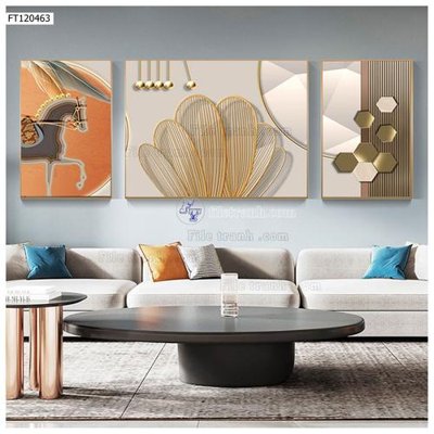 Tải file File tranh hiện đại pha lê gương FT120463 (gốc) chủ đề phong thủy