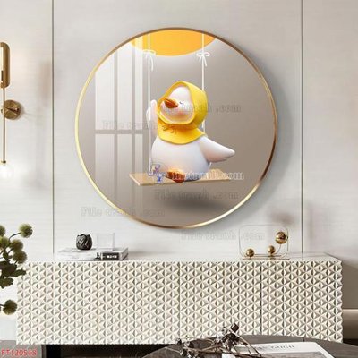 Ảnh gốc File tranh hiện đại pha lê gương FT120518 (độ nét cao) in tráng gương