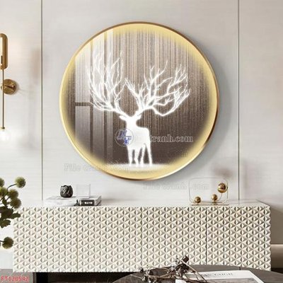 File PSD File tranh hiện đại pha lê gương FT120542 (chất lượng in ấn)