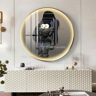 File tranh File tranh hiện đại pha lê gương FT120546 (bản gốc) treo tường