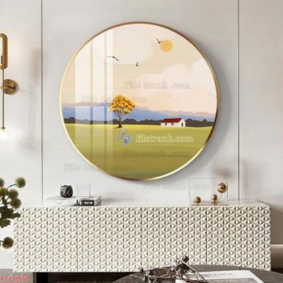 File gốc File tranh hiện đại pha lê gương FT120559 (cho in UV) siêu nét