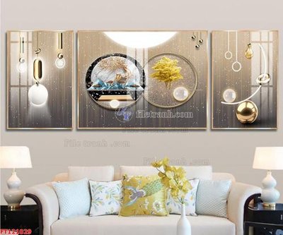 File gốc File tranh bộ hiện đại FT121029 cho in ấn và thiết kế