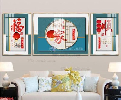 File tranh File tranh bộ hiện đại FT121062 (gốc) phong cách tối giản