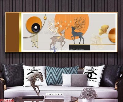 File PSD File tranh bộ hiện đại FT121126 (gốc) nhiều lớp (multi-layer)