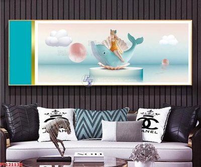 File gốc in ấn File tranh bộ hiện đại FT121130 chuẩn màu CMYK