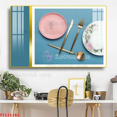 File in trần File tranh bộ hiện đại FT121161 (bản gốc) đại dương