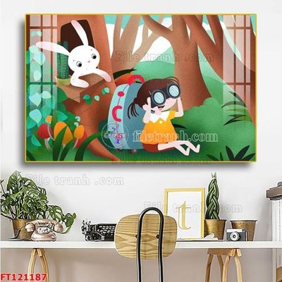 Download file gốc File tranh bộ hiện đại FT121187 (in lụa) cao cấp