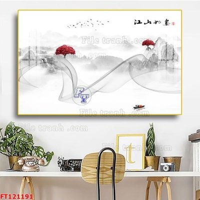 File gốc File tranh bộ hiện đại FT121191 (PNG) nền trong suốt