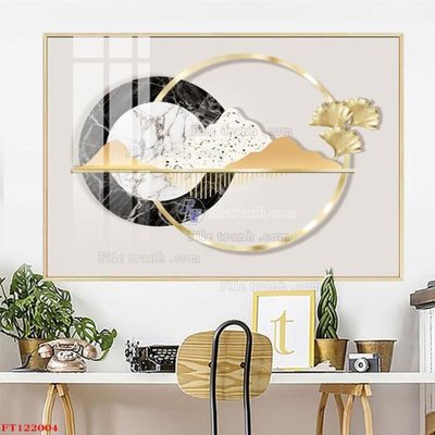 File gốc File tranh bộ hiện đại FT122004 (in 3D) cho trang trí