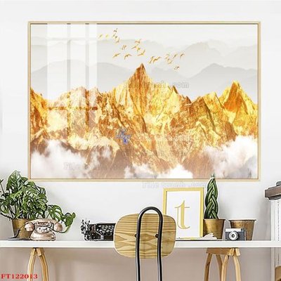 Ảnh gốc File tranh bộ hiện đại FT122013 (độ nét cao) in tráng gương