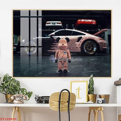 File gốc File tranh bộ hiện đại FT122019 (in lụa) hoa văn cổ điển