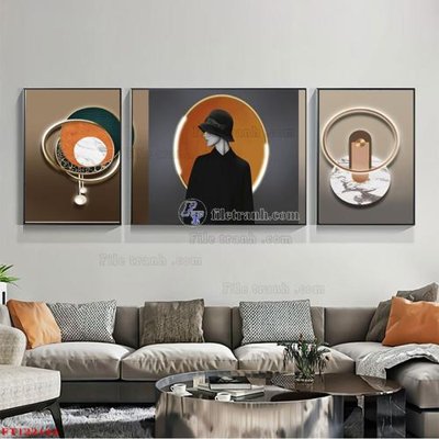 File ảnh gốc File tranh bộ hiện đại FT122144 (chuyên in mica)