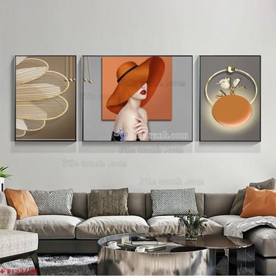 Download file gốc File tranh bộ hiện đại FT122158 (in mica) 3D