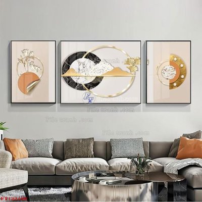 File ảnh File tranh bộ hiện đại FT122196 (gốc) cho trang trí nhà hàng